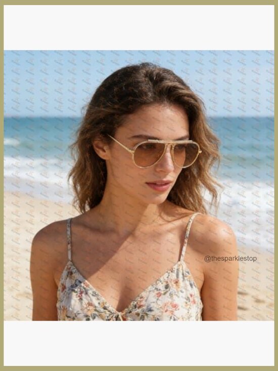 Classic Oversized Aviator Sunglasses UV400 Pilot Shades Composite main image 5